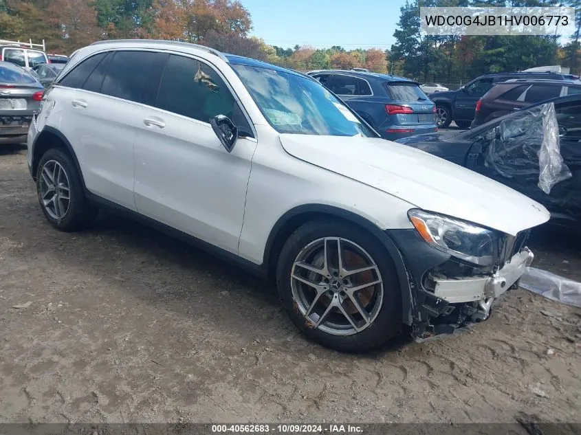 2017 Mercedes-Benz Glc 300 VIN: WDC0G4JB1HV006773 Lot: 40562683