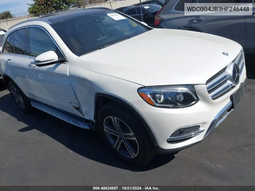 2017 Mercedes-Benz Glc 300 VIN: WDC0G4JB3HF246448 Lot: 40634857