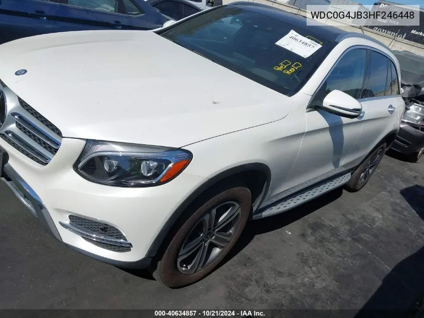 2017 Mercedes-Benz Glc 300 VIN: WDC0G4JB3HF246448 Lot: 40634857