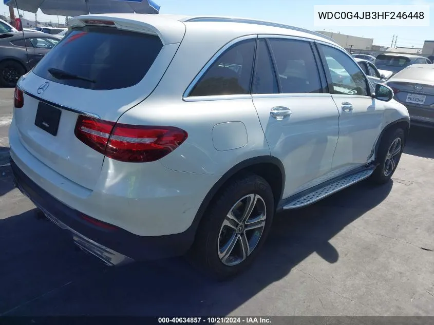 2017 Mercedes-Benz Glc 300 VIN: WDC0G4JB3HF246448 Lot: 40634857