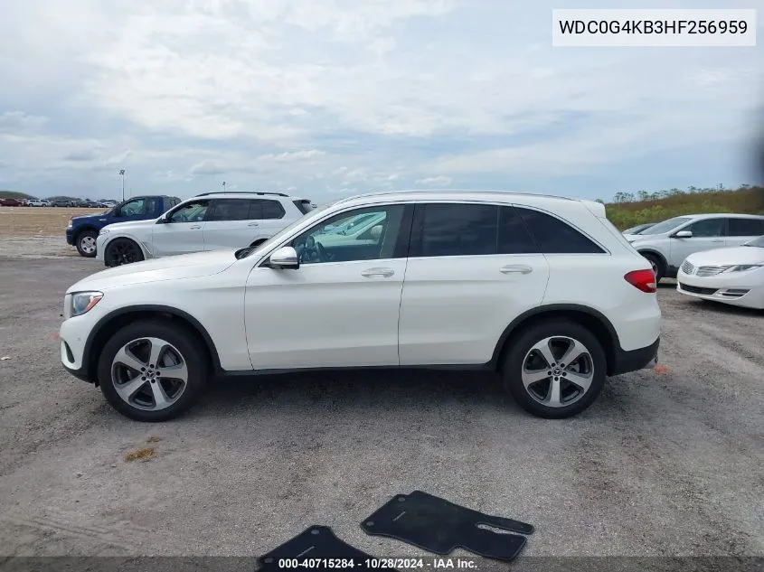 2017 Mercedes-Benz Glc 300 4Matic VIN: WDC0G4KB3HF256959 Lot: 40715284