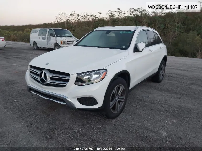 2017 Mercedes-Benz Glc 300 VIN: WDC0G4JB3HF141487 Lot: 40724707