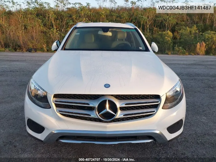 2017 Mercedes-Benz Glc 300 VIN: WDC0G4JB3HF141487 Lot: 40724707