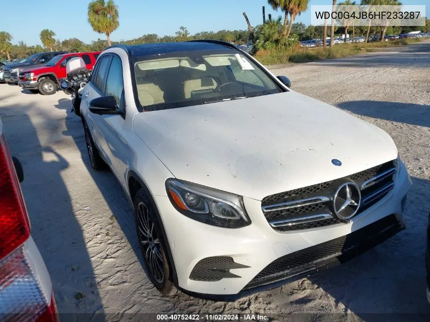 2017 Mercedes-Benz Glc 300 VIN: WDC0G4JB6HF233287 Lot: 40752422