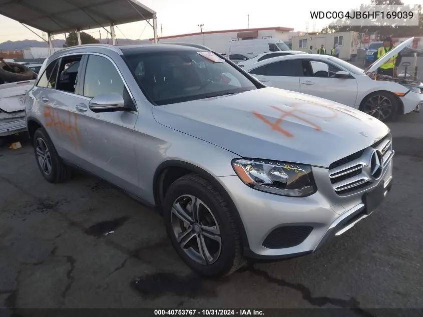 2017 Mercedes-Benz Glc 300 VIN: WDC0G4JB6HF169039 Lot: 40753767