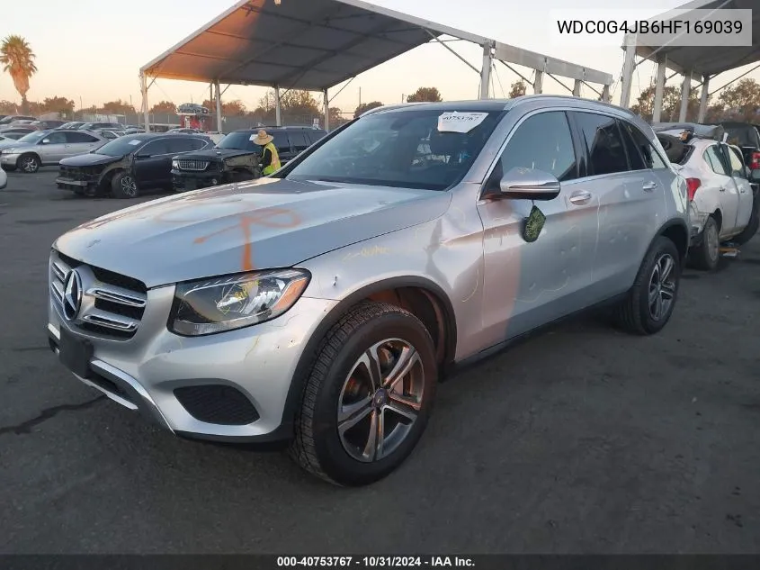 2017 Mercedes-Benz Glc 300 VIN: WDC0G4JB6HF169039 Lot: 40753767