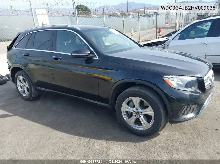 2017 Mercedes-Benz Glc 300 VIN: WDC0G4JB2HV009035 Lot: 40767721