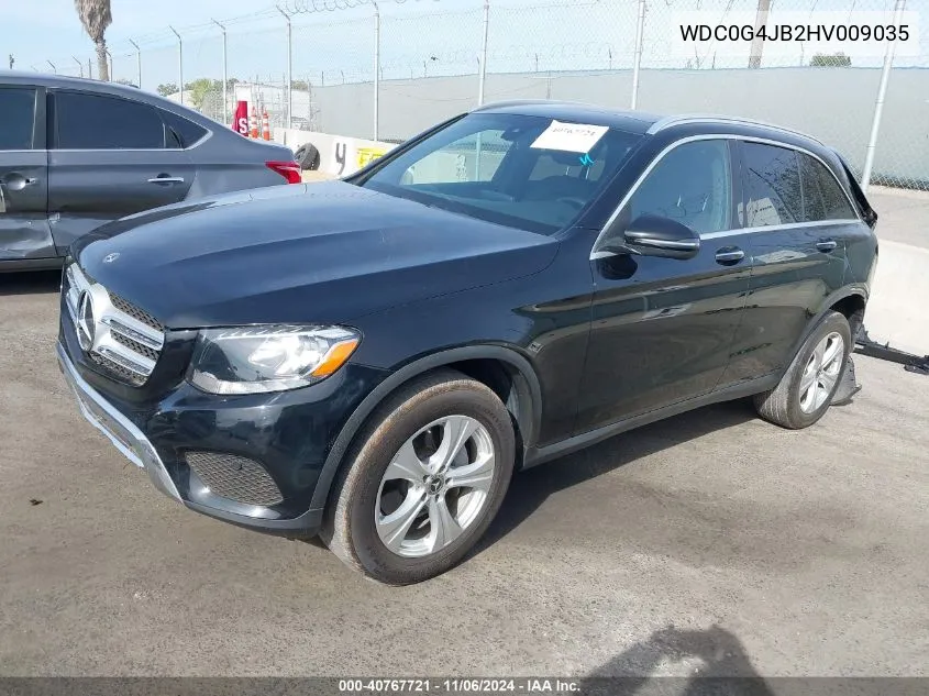 2017 Mercedes-Benz Glc 300 VIN: WDC0G4JB2HV009035 Lot: 40767721