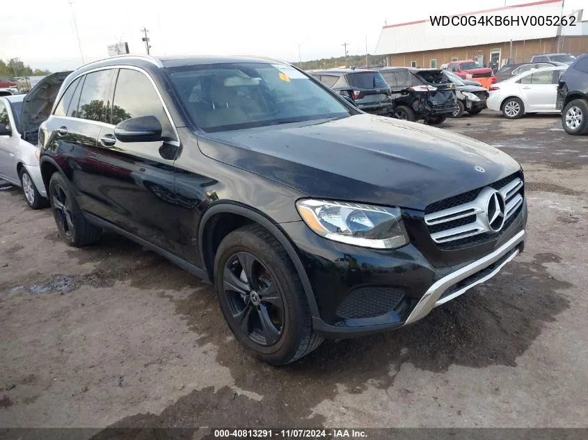 2017 Mercedes-Benz Glc 300 4Matic VIN: WDC0G4KB6HV005262 Lot: 40813291