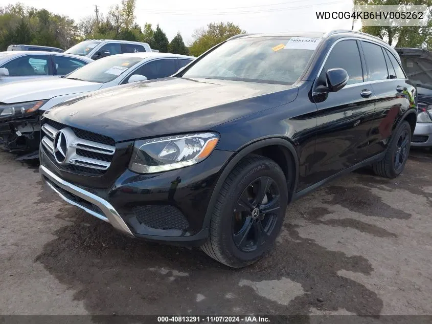 2017 Mercedes-Benz Glc 300 4Matic VIN: WDC0G4KB6HV005262 Lot: 40813291