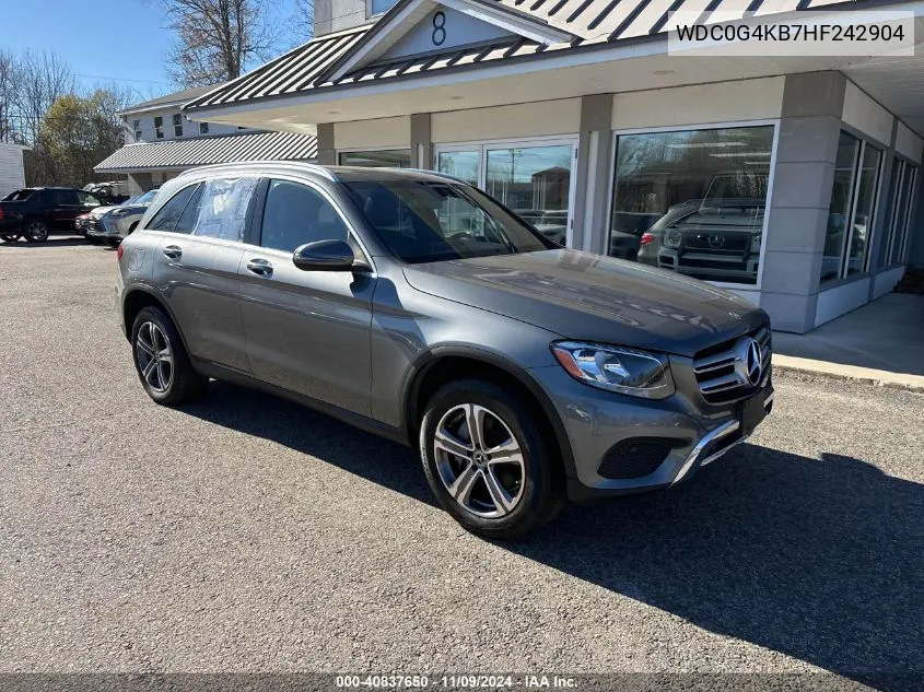 2017 Mercedes-Benz Glc 300 4Matic VIN: WDC0G4KB7HF242904 Lot: 40837650