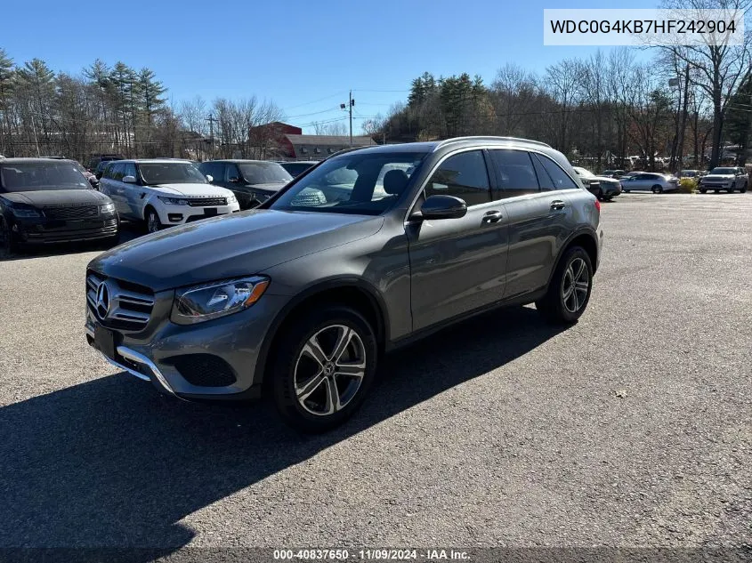 2017 Mercedes-Benz Glc 300 4Matic VIN: WDC0G4KB7HF242904 Lot: 40837650