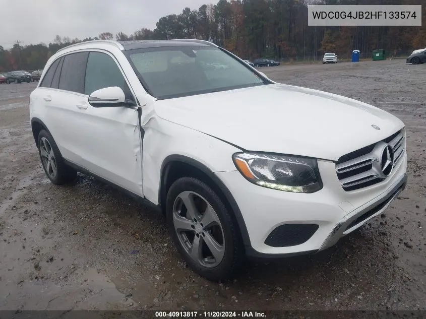 2017 Mercedes-Benz Glc 300 VIN: WDC0G4JB2HF133574 Lot: 40913817