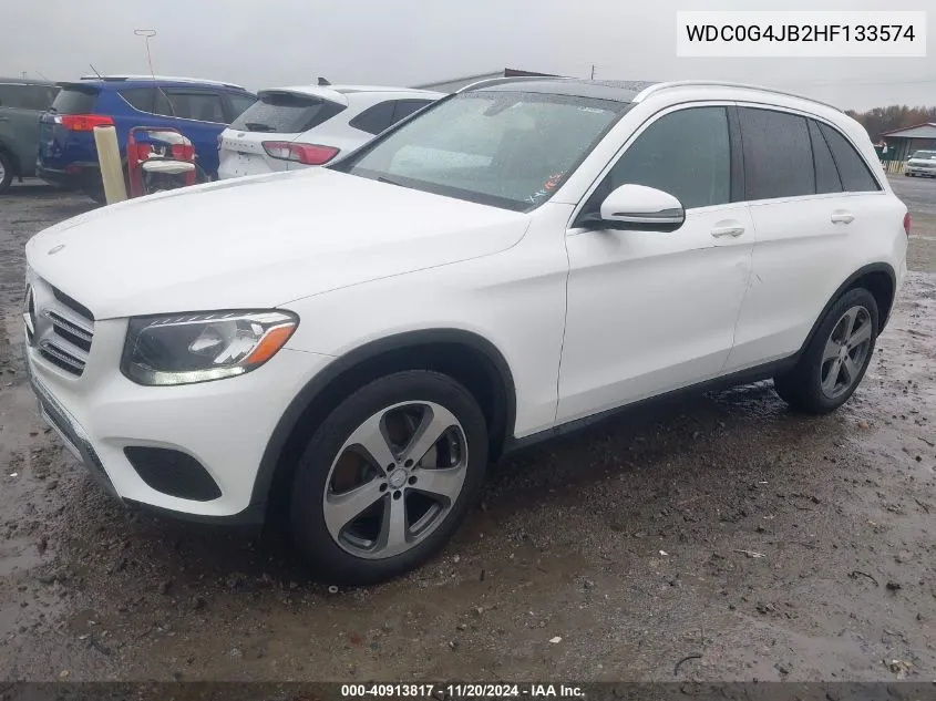 2017 Mercedes-Benz Glc 300 VIN: WDC0G4JB2HF133574 Lot: 40913817