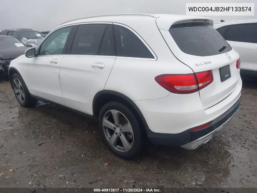 2017 Mercedes-Benz Glc 300 VIN: WDC0G4JB2HF133574 Lot: 40913817