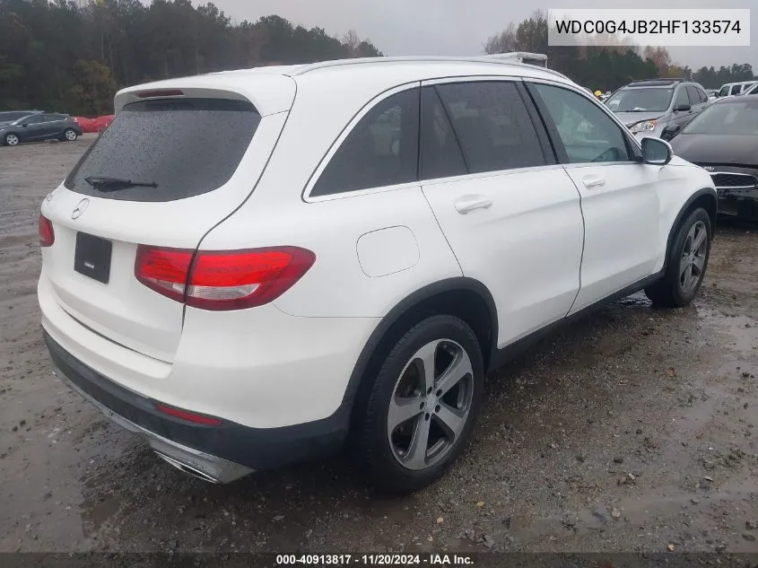 2017 Mercedes-Benz Glc 300 VIN: WDC0G4JB2HF133574 Lot: 40913817