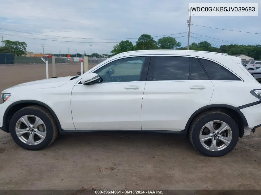 2018 Mercedes-Benz Glc 300 4Matic VIN: WDC0G4KB5JV039683 Lot: 39634061