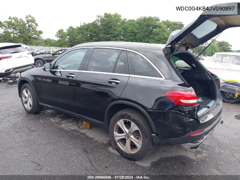 2018 Mercedes-Benz Glc 300 4Matic VIN: WDC0G4KB4JV090897 Lot: 39966586