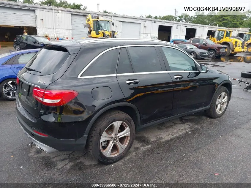 2018 Mercedes-Benz Glc 300 4Matic VIN: WDC0G4KB4JV090897 Lot: 39966586