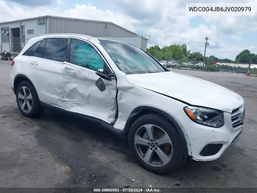 2018 Mercedes-Benz Glc 300 VIN: WDC0G4JB6JV020979 Lot: 39980083