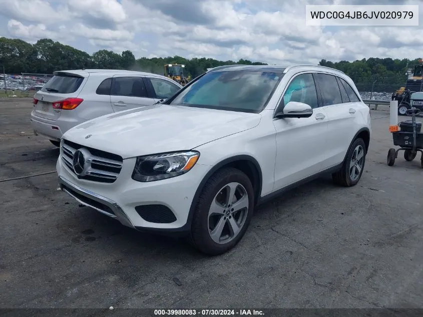 2018 Mercedes-Benz Glc 300 VIN: WDC0G4JB6JV020979 Lot: 39980083