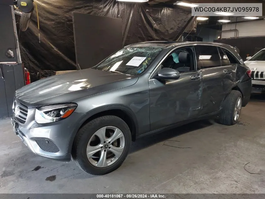 2018 Mercedes-Benz Glc 300 4Matic VIN: WDC0G4KB7JV095978 Lot: 40181067