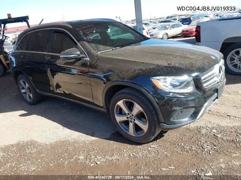 2018 Mercedes-Benz Glc 300 VIN: WDC0G4JB8JV019333 Lot: 40340729