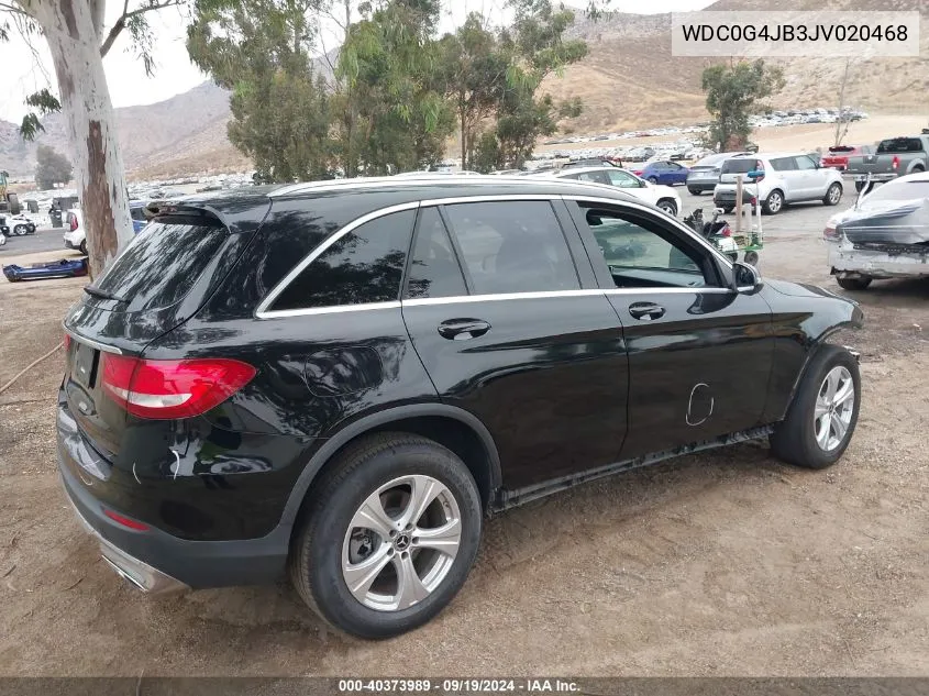 2018 Mercedes-Benz Glc 300 VIN: WDC0G4JB3JV020468 Lot: 40373989