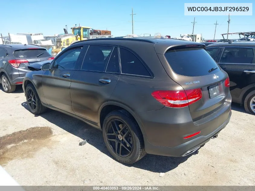 2018 Mercedes-Benz Glc 300 VIN: WDC0G4JB3JF296529 Lot: 40403053