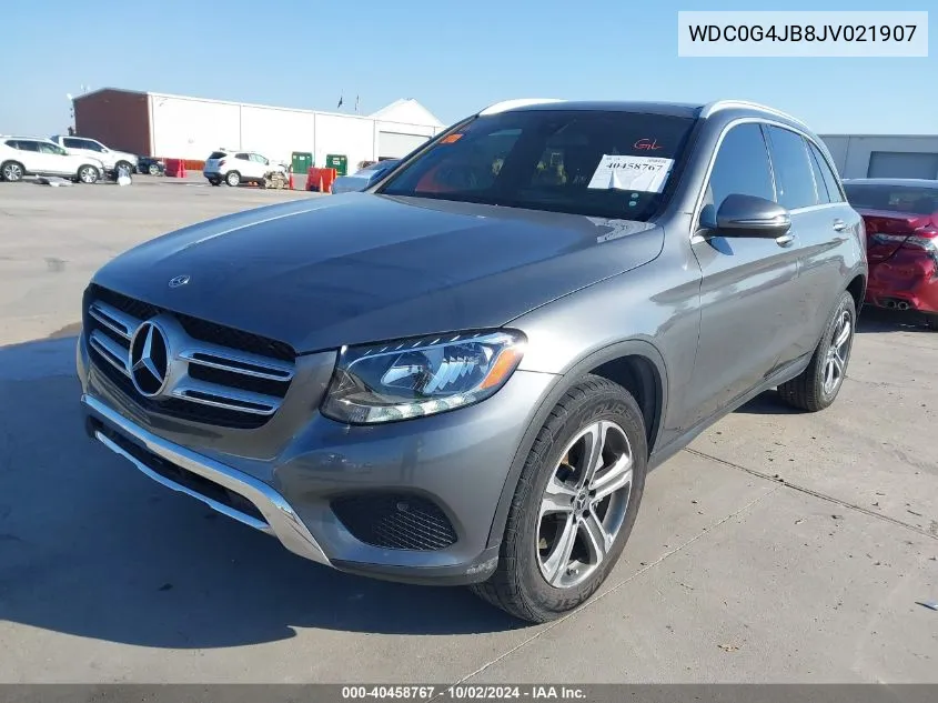 2018 Mercedes-Benz Glc 300 VIN: WDC0G4JB8JV021907 Lot: 40458767