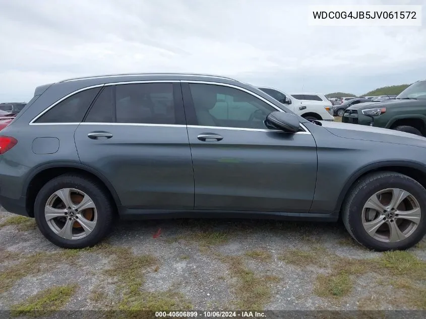 2018 Mercedes-Benz Glc 300 VIN: WDC0G4JB5JV061572 Lot: 40506899