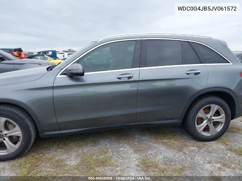 2018 Mercedes-Benz Glc 300 VIN: WDC0G4JB5JV061572 Lot: 40506899