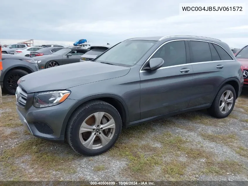 2018 Mercedes-Benz Glc 300 VIN: WDC0G4JB5JV061572 Lot: 40506899