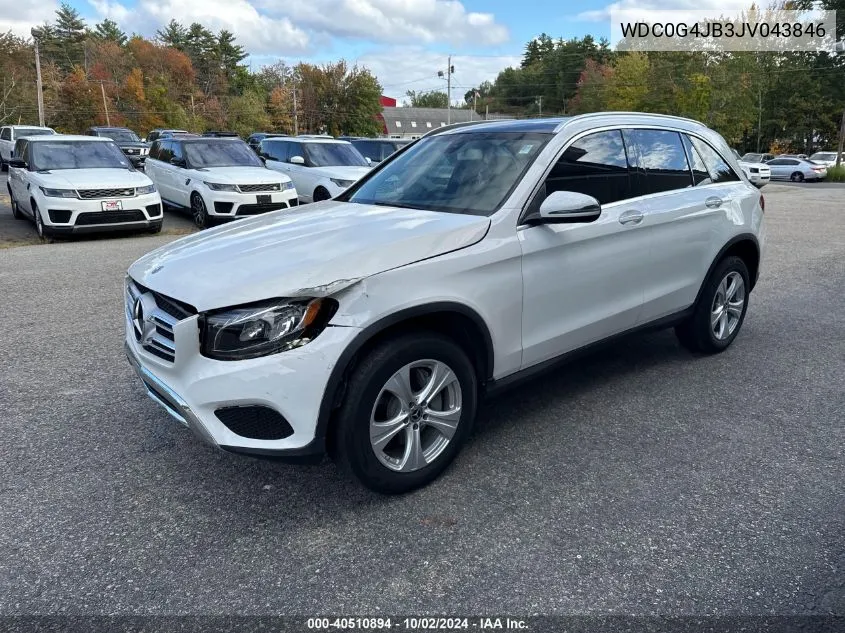 2018 Mercedes-Benz Glc 300 VIN: WDC0G4JB3JV043846 Lot: 40510894