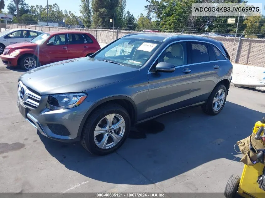 2018 Mercedes-Benz Glc 300 4Matic VIN: WDC0G4KB3JV069975 Lot: 40535121