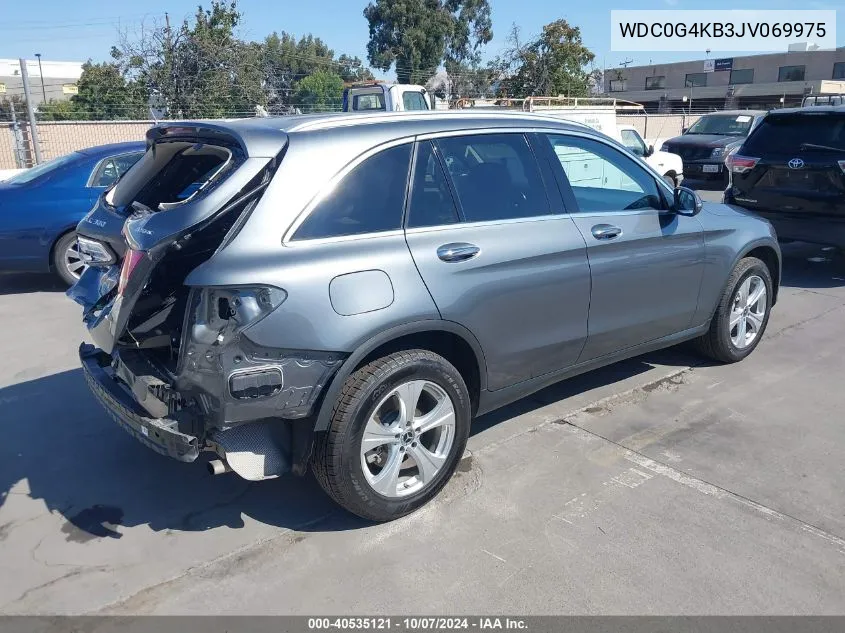 2018 Mercedes-Benz Glc 300 4Matic VIN: WDC0G4KB3JV069975 Lot: 40535121