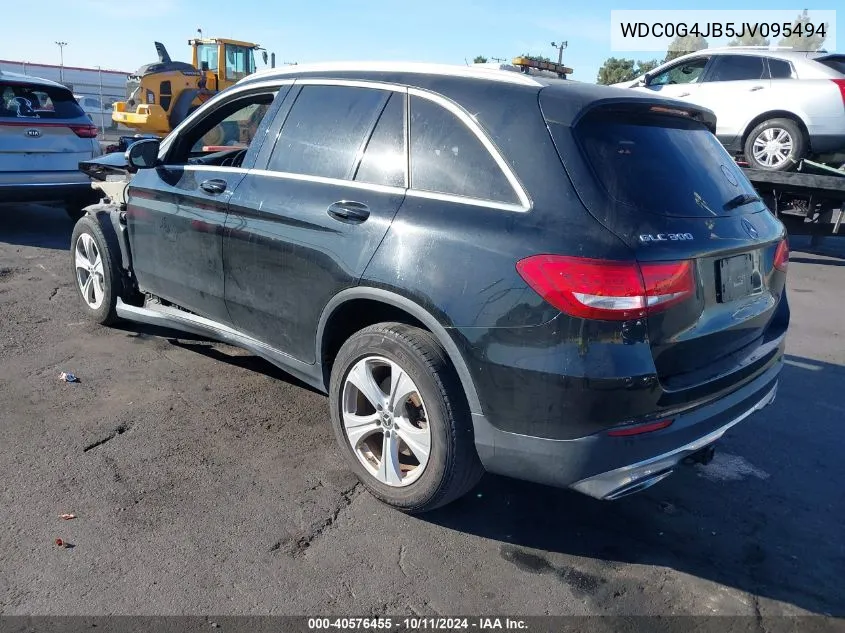 2018 Mercedes-Benz Glc 300 VIN: WDC0G4JB5JV095494 Lot: 40576455