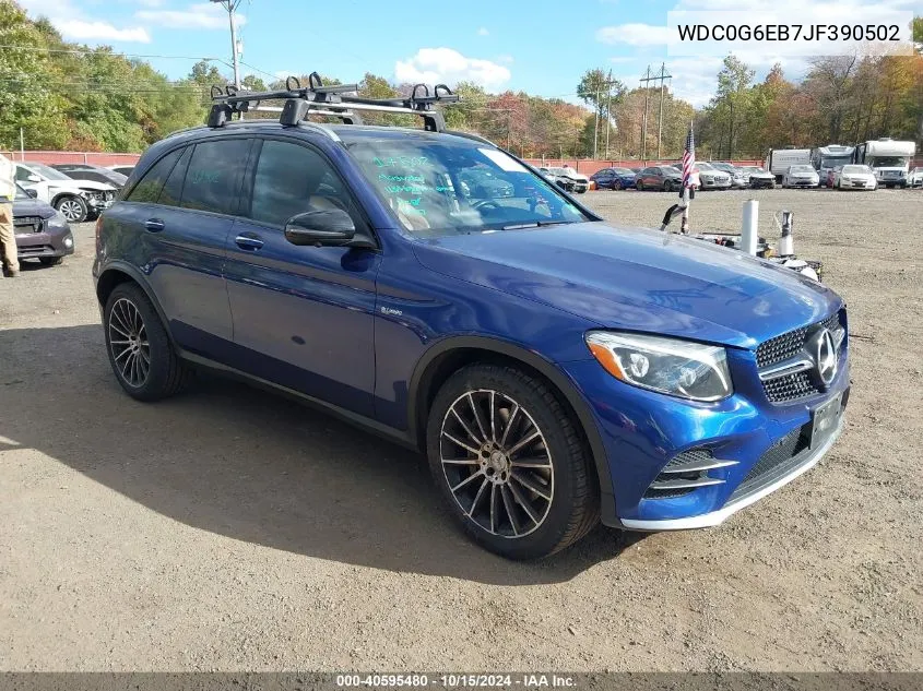 2018 Mercedes-Benz Amg Glc 43 4Matic VIN: WDC0G6EB7JF390502 Lot: 40595480