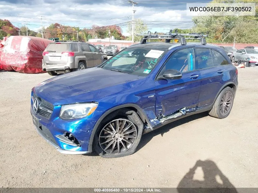 2018 Mercedes-Benz Amg Glc 43 4Matic VIN: WDC0G6EB7JF390502 Lot: 40595480