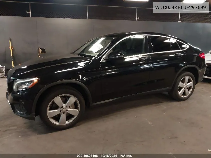 2018 Mercedes-Benz Glc 300 Coupe 4Matic VIN: WDC0J4KB0JF297699 Lot: 40607198