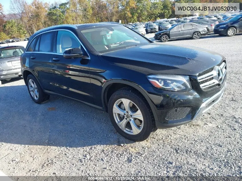 2018 Mercedes-Benz Glc 300 VIN: WDC0G4JB1JV052030 Lot: 40667612