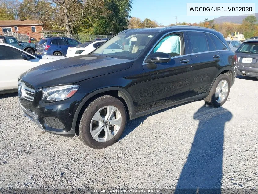 2018 Mercedes-Benz Glc 300 VIN: WDC0G4JB1JV052030 Lot: 40667612