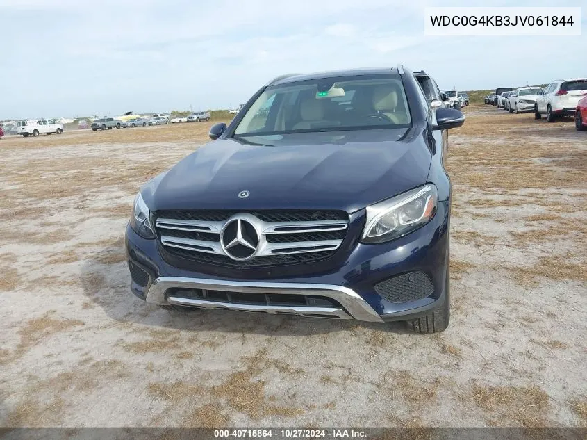 2018 Mercedes-Benz Glc 300 4Matic VIN: WDC0G4KB3JV061844 Lot: 40715864