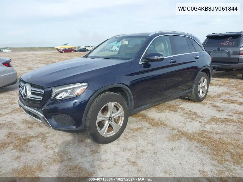 2018 Mercedes-Benz Glc 300 4Matic VIN: WDC0G4KB3JV061844 Lot: 40715864