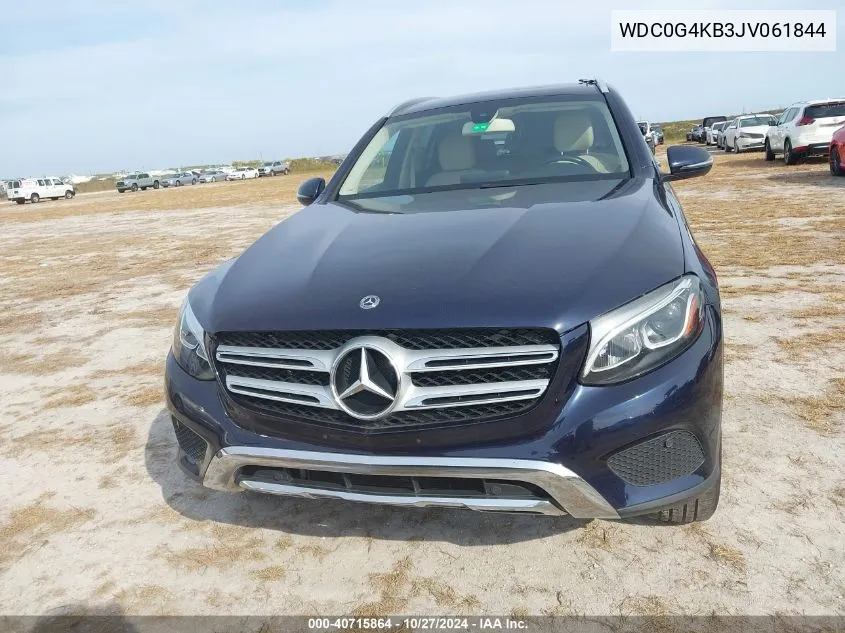 2018 Mercedes-Benz Glc 300 4Matic VIN: WDC0G4KB3JV061844 Lot: 40715864