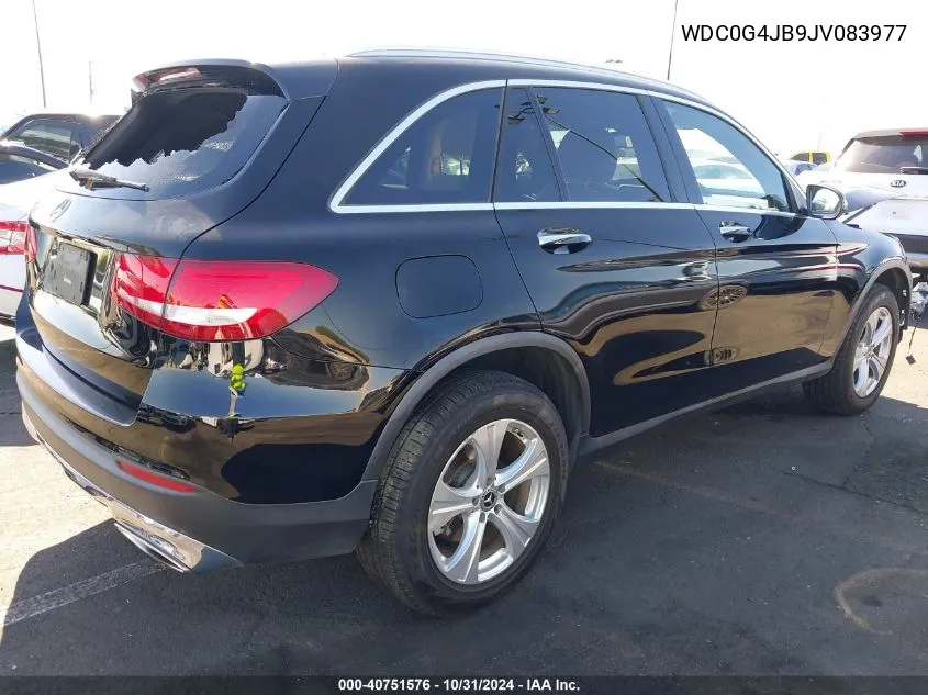 2018 Mercedes-Benz Glc 300 VIN: WDC0G4JB9JV083977 Lot: 40751576