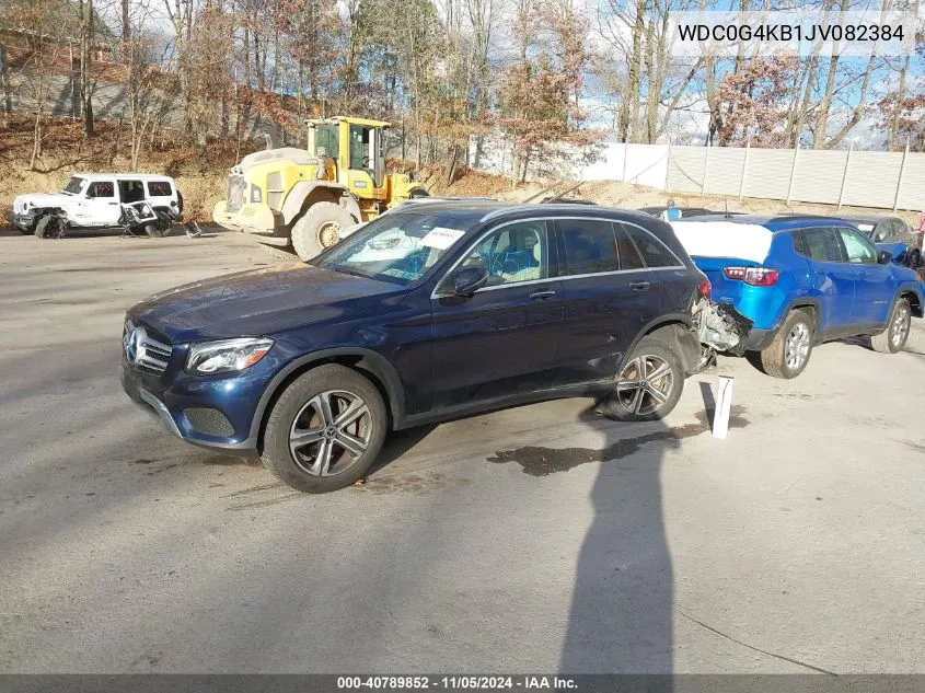 2018 Mercedes-Benz Glc 300 4Matic VIN: WDC0G4KB1JV082384 Lot: 40789852