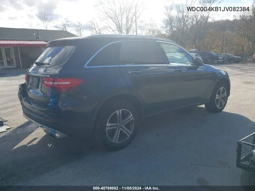 2018 Mercedes-Benz Glc 300 4Matic VIN: WDC0G4KB1JV082384 Lot: 40789852