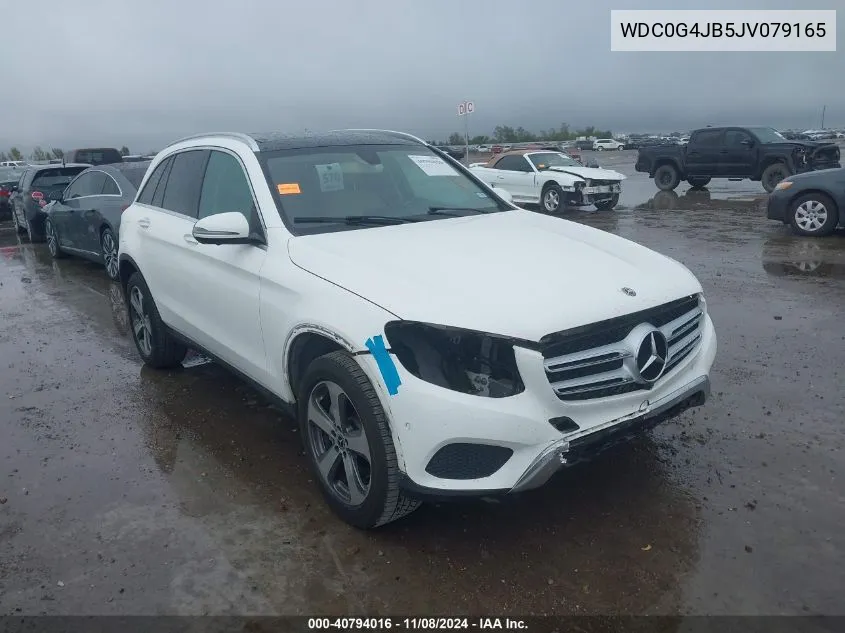 2018 Mercedes-Benz Glc 300 VIN: WDC0G4JB5JV079165 Lot: 40794016