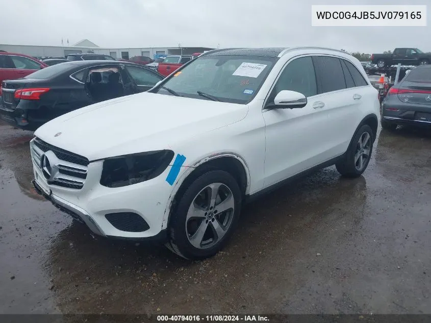 2018 Mercedes-Benz Glc 300 VIN: WDC0G4JB5JV079165 Lot: 40794016